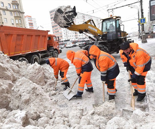 Уборка снега в Ковылкино и  Республике Мордовия